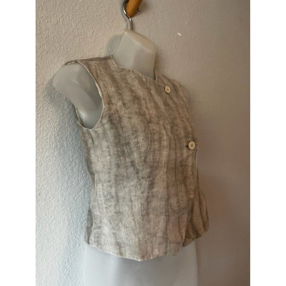 Zara Asymmetrical Button Front Sleeveless Vest Top XS